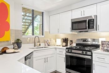 Fully-equipped with top-of-the-line stainless steel appliances